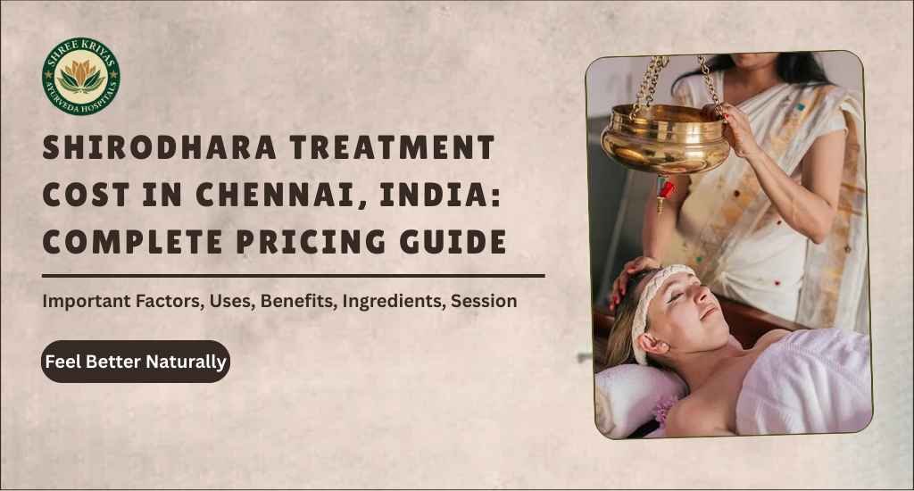 feature image of Shirodhara Treatment Cost blog
