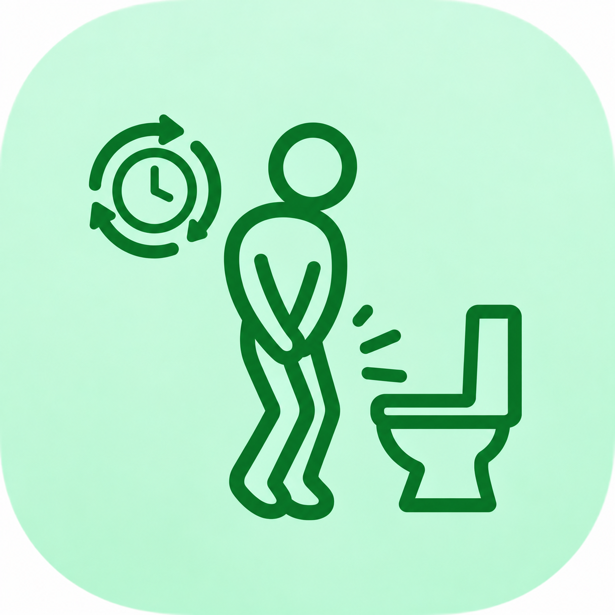 Icon: frequent urge to urinate