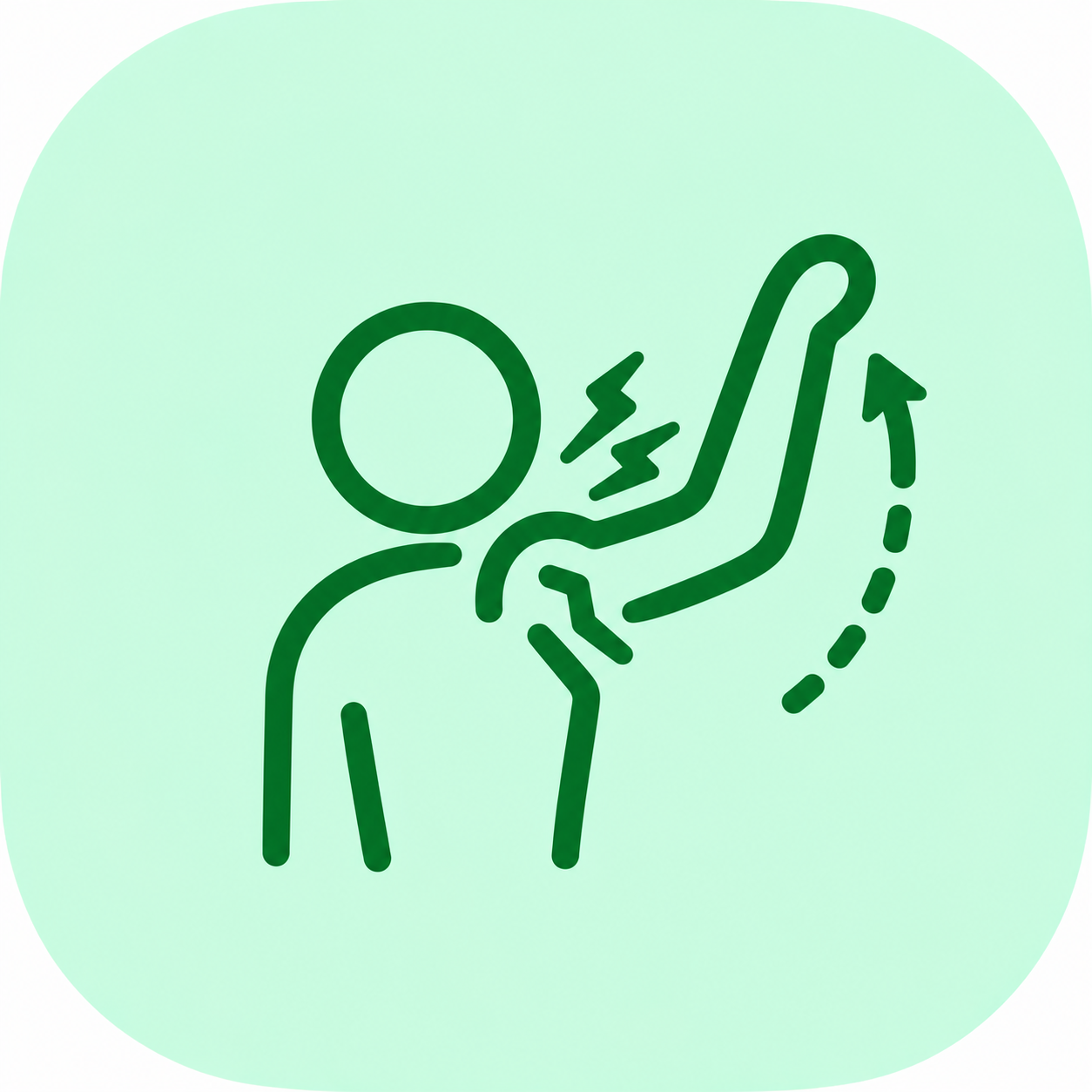 difficulty in raising arm